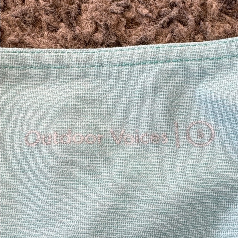 Outdoor Voices Blue Color Blocked Leggings size Small - Picture 2 of 3